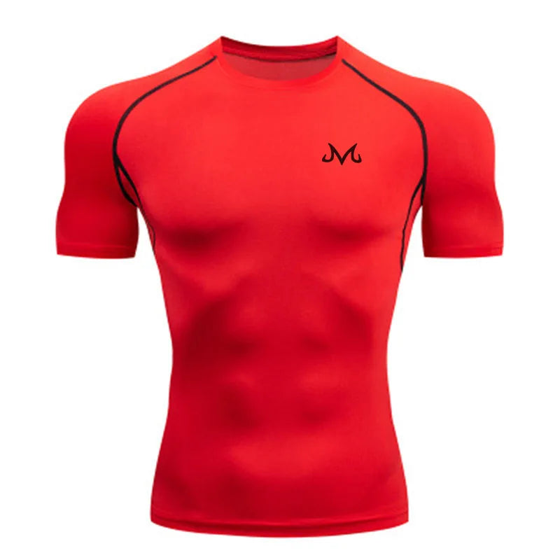 T shirt de compression à manche courte pour homme